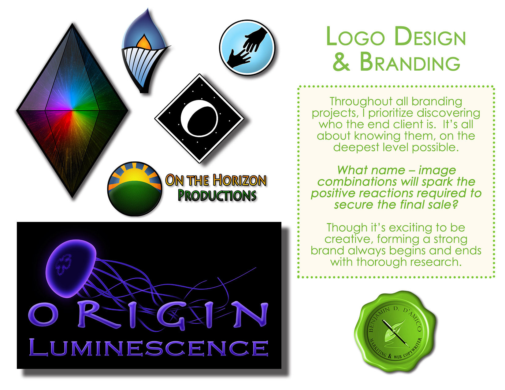 Logo Design & Branding | Benjamin D. D'Amico